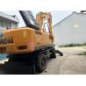 Buy cheap working condition used wheel excavator Hyundai 210-7 on sale from wholesalers