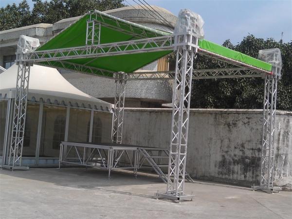 Buy cheap Silver / Black Aluminum Spigot Truss 50 Mm Diameter Tube Long Life Span from wholesalers