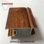Buy cheap Industrial Wood Finish Aluminium Profiles For Polycarbonate Sheet OEM / ODM from wholesalers