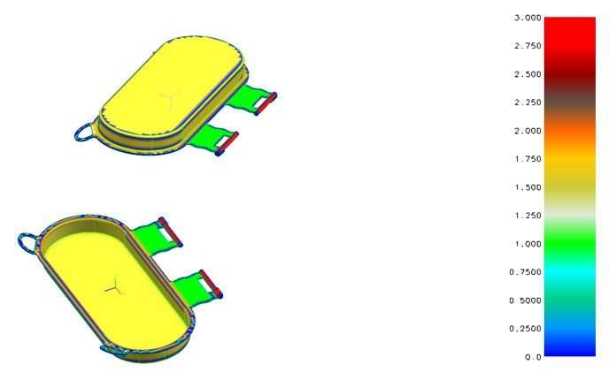 5 Gallon PP copolymer Precision Injection Mould Paint Lid , Door , Seal Retainer and Hinge Block
