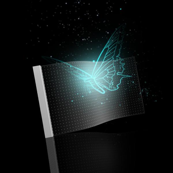 Buy cheap Indoor Flexible Transparent LED Screen Glass Film Crystal LED Display Adhesive LED Screen from wholesalers