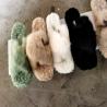 Buy cheap Daily Life Ladies Fur Cross Slippers Fashion Fluffy Faux Fur Slides from wholesalers