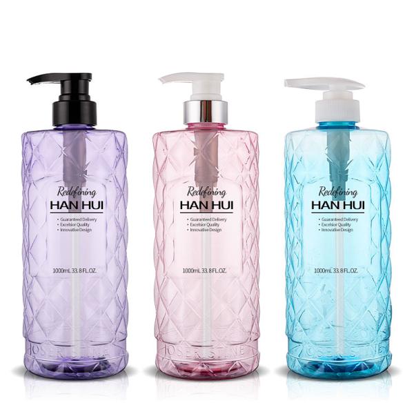 Buy cheap 1 Liter Shampoo Bottle PET RPET Containers For Hair Care Product from wholesalers