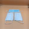 Buy cheap Antibacterial Disposable Face Mask / Blue Surgical Adult 3 Ply Face Mask from wholesalers