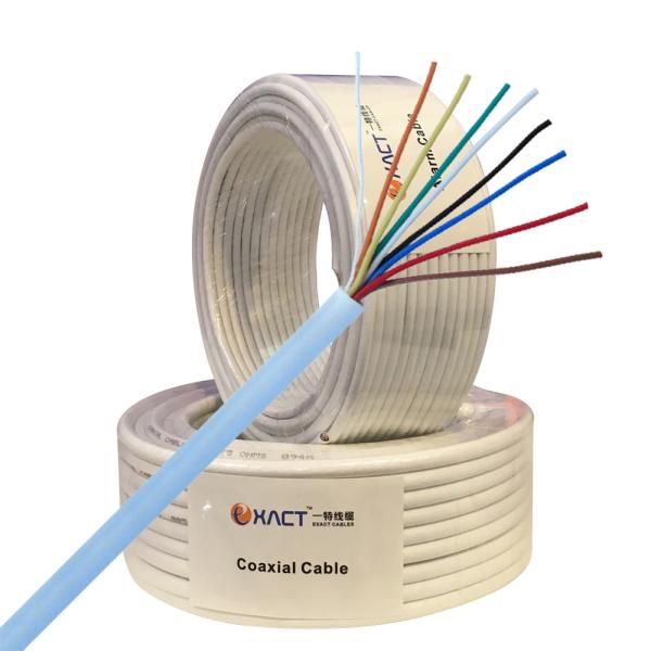 Buy cheap Fiber Optic Cable 2x0.22 2x0.50 Stranded Conductors Shielded Alarm Cable for Italy Market from wholesalers