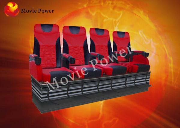 Buy cheap Pneumatic / Hydraulic Air Injection Leg Sweep 4D Motion Theater Seats from wholesalers