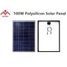 Buy cheap Long Life 100W Polycrystalline Solar Panel EVA High Flame Resistant TPT from wholesalers