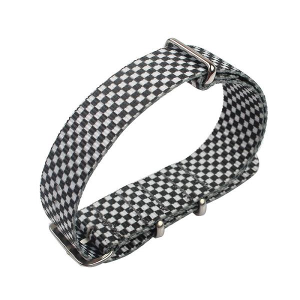 Buy cheap Simple Nylon 20mm Watch Band , Nato Checker Stylish Watch Bands from wholesalers