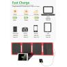 Buy cheap Waterproof IPX5 Portable Solar Panel 28w Super Slim ETFE USB Solar Charger from wholesalers