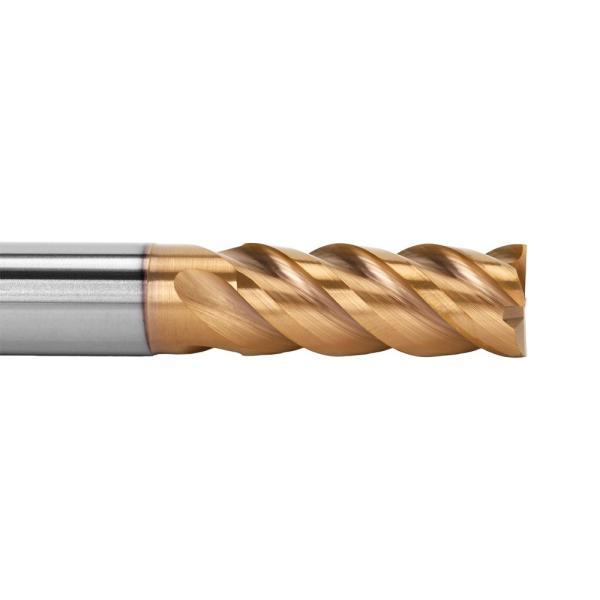 Buy cheap High Wear Resistant HRC65 45 Spiral Angle Tungsten Carbide Milling Cutter from wholesalers