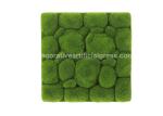 Nontoxic Artificial Moss Mat Silk PE Fake Moss Wall Decor