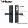 Buy cheap Smart Face ID Front Door Lock Tuya Smartphone Ekey Fingerprint Code Card Access from wholesalers