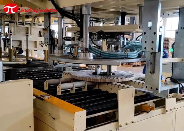 Buy cheap Dustproof Copper Coil Packing Line Stacking System 500mm ID Steel Coil Wrapping Line from wholesalers