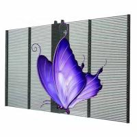 Buy cheap Aluminum Transparent LED Screen Panel for Clothing Store 1000*1000mm Giant product