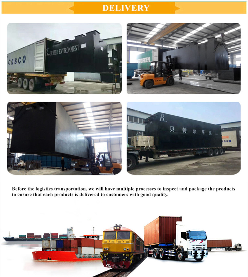 Domestic Wastewater Purification Treatment MBR Sewage Treatment Integrated Equipment