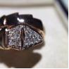 Buy cheap Serpenti one-coil ring in 18 kt rose gold, set with pavé diamonds on the head. brand jewelry from wholesalers