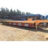 Buy cheap Excavator Transport 80T Lowboy Low Bed Semi Trailer from wholesalers