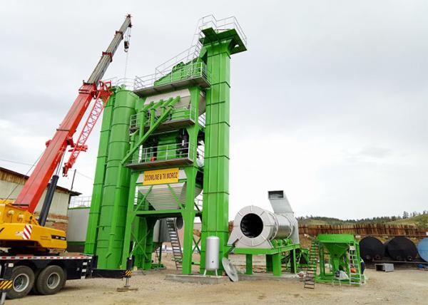Buy cheap Green Color Mobile Asphalt Mixing Plant 80t/H Capacity For Highway Construction from wholesalers