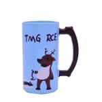 Color Decorated Steins Customize Handpainted Glass Beer Mug