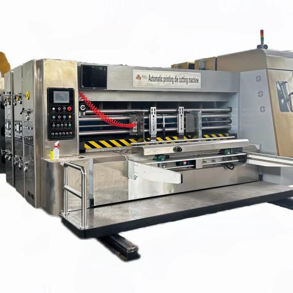 Automatic Corrugated Cardboard Carton Box Making Machine for Food Beverage 18000
