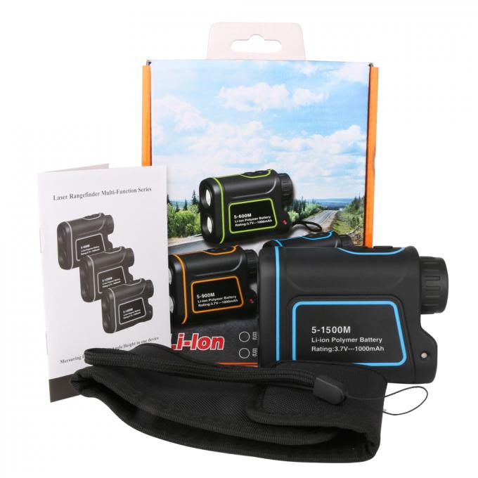6X 25mm 5-1500m Laser Range Finder Distance Meter Telescope for Golf, Hunting and ect.