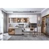 Buy cheap Factory Wholesale Solid Wooden MDF American Modern Shaker Kitchen Cabinets from wholesalers