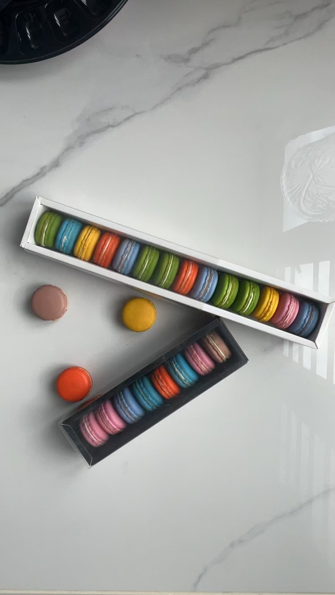 Macaron box Macaron packing box Macaron drawer box Drawer box Macaron packing Macaron paper box packing