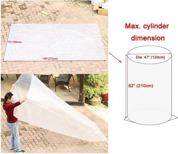 Buy cheap Jumbo Bulk Heavy Duty Jumbo Polyethylene Bag,FIBC PACK Lining, Furniture Cover Moving Protection Long Term Storage Pack from wholesalers