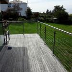 DIY install staircase balustrade wire cable railing system stainless steel