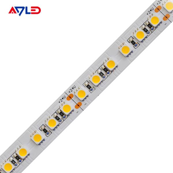 Dimmable Outdoor LED Strip Lighting 5050 Waterproof Flexible Tape 24V Exterior