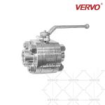 DN25 Floating Type Ball Valve Metal Seat Stainless Steel F51 2 Piece Ball Valve