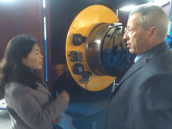 Buy cheap Bright Wire High Speed Wire Drawing Machine 122KW * 10 AC Motor 1.5 ~ 40 Ton from wholesalers