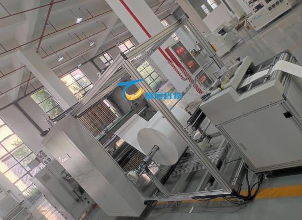 Servo Driven Glass Fiber Pleating Machine Intelligent Air Filter Production Line