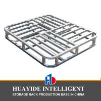Buy cheap A11: Round Corners Double Deck Steel Pallets For Warehouse Storage Metal Pallet product