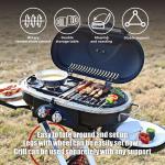 Portable Foldable Gas Electronic Camping Outdoor Barbecue BBQ Gas Grills with