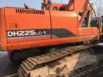 secondhand doosan dh225-7 chain excavator