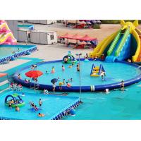 Buy cheap UV Resistance Commercial Inflatable Water Parks With Swimming Pool product