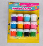 Non-toxic Finger Paint / Poster Paint 4 Colors, 6 Colors, 8 Colors set washable