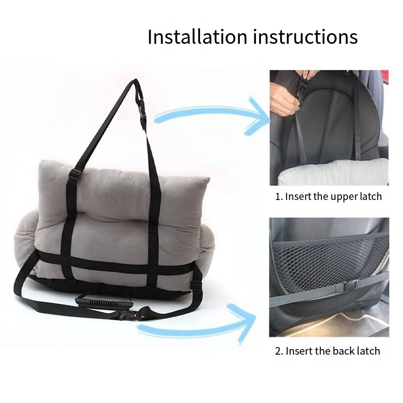 Pet Car Nest Cloth Pet Cushion Mat With Excellent Performance Passenger Sofa