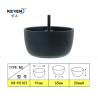 Buy cheap KR-P0103 2 Inch Round Plastic Furniture Feet , Screw Plastic M8 Adjustable Feet from wholesalers