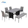 Buy cheap Customizable 1650mm Black Ceramic Dining Table Easy Assemble DT-1020 from wholesalers