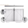 Buy cheap Low Attenuation Transparent LED Curtain Display High Color Saturation from wholesalers