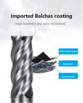 4 Flutes Custom End Mills For Workpiece Carbon Steels Alloy Steels Carbide