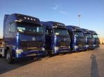 ZZ4257N3847P Jewelry Blue 6x4 HOWO A7 Tractor Trailer Truck With ZF8098 Steering