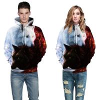 Buy cheap Adjustable Hood 3d Sublimation Printing Hoodie For Men Anti Pilling product