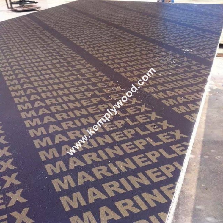 18mm Brown Film Faced Plywood, Brown film coated construction plywood, Formwork
