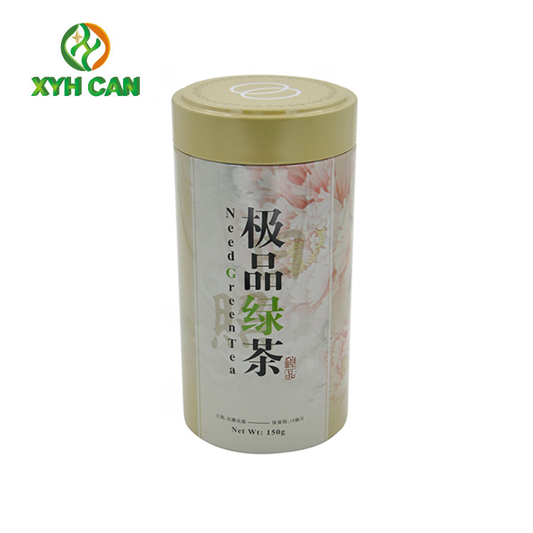 Tea Tin Can Vintage Metal Boxes Food Safety Tin Candy Containers Oem Service