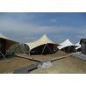 Buy cheap Custom Tensioned Fabric Membrane Large Glamping Tent Aesthetic Appearance from wholesalers