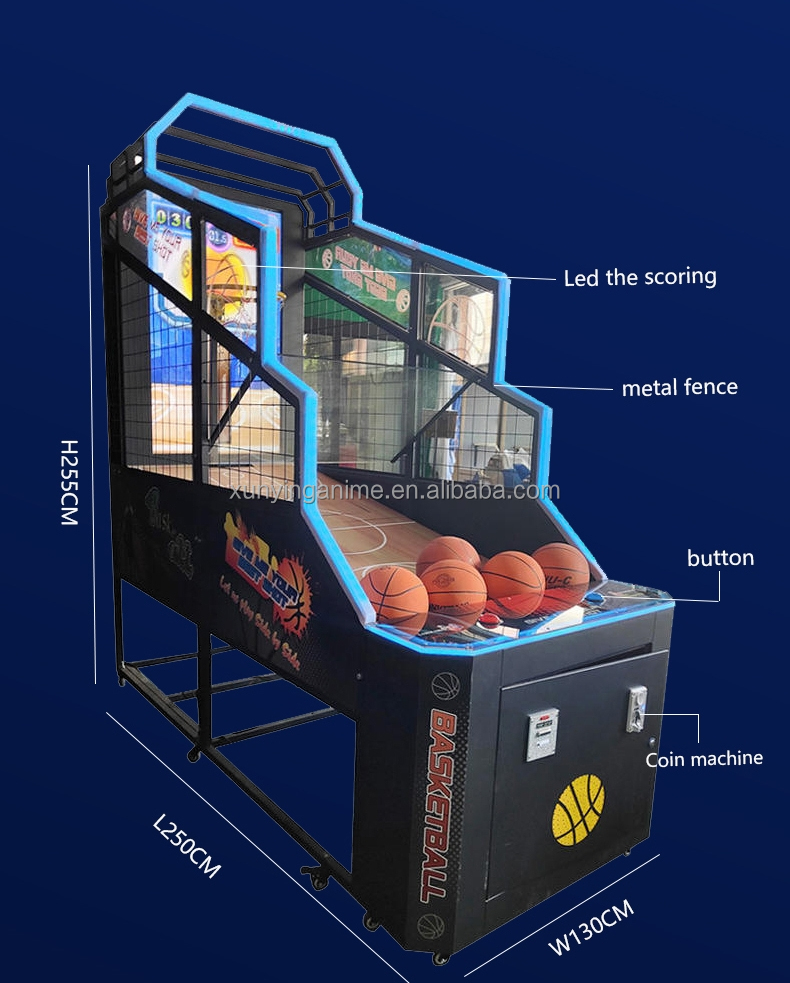 180KG Indoor Electronic Basketball Arcade Machine Street Basketball Pro Shooting