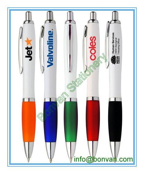 Buy cheap plastic advertise ball pen,contour promotional gift pen from wholesalers